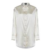 Dameskleding Shirts Wit Aw23 Tom Ford , White , Dames