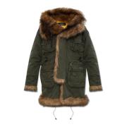 Eenvoudige parka jas Dsquared2 , Green , Dames