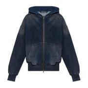 Hoodie Palm Angels , Blue , Heren