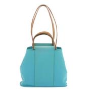 Pre-owned Canvas handbags Hermès Vintage , Blue , Dames