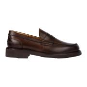 Bruin Leren Heren Loafers Exton , Brown , Heren