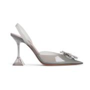 Elegante Grijze Pumps voor Vrouwen Amina Muaddi , Gray , Dames