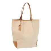 Pre-owned Canvas totes Burberry Vintage , Beige , Dames