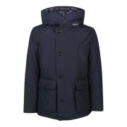 Blauwe Arctic Anorak Jas Woolrich , Blue , Heren