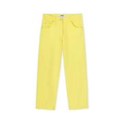 Trousers Msgm , Yellow , Dames