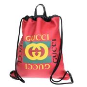 Pre-owned Leather gucci-bags Gucci Vintage , Red , Dames