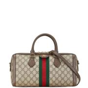 Pre-owned Leather gucci-bags Gucci Vintage , Brown , Dames