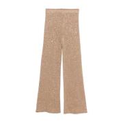 Kameel Gouden Broek Ermanno Scervino , Brown , Dames