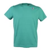 Aqua Groene T-Shirt K-Way , Green , Heren