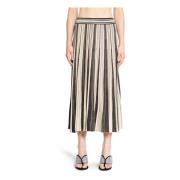 Metallic Gestreepte A-Lijn Rok Zimmermann , Multicolor , Dames