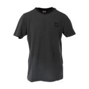 Gedrukt Heren T-shirt Lente/Zomer Katoen Diesel , Black , Heren