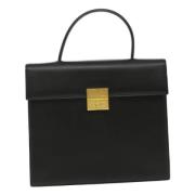 Pre-owned Leather handbags Givenchy Pre-owned , Black , Dames