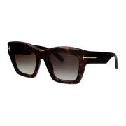 Stijlvolle zonnebril Ft1191/S Tom Ford , Brown , Dames