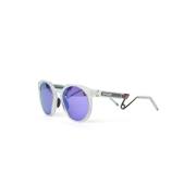 Paars Getinte Ronde Frame Zonnebril Oakley , Purple , Unisex