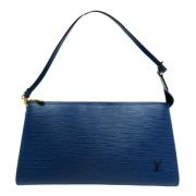 Pre-owned Leather louis-vuitton-bags Louis Vuitton Vintage , Blue , Da...