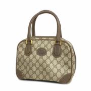 Pre-owned Plastic gucci-bags Gucci Vintage , Brown , Dames