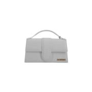 Pre-owned Leather handbags Jacquemus Pre-owned , White , Dames