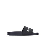 Stijlvolle Slippers voor Mannen Dsquared2 , Black , Heren