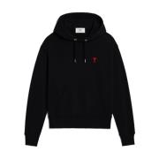 Hoodies Ami Paris , Black , Heren