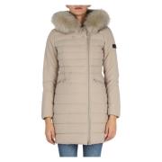 Waterafstotende Bontjas Peuterey , Beige , Dames