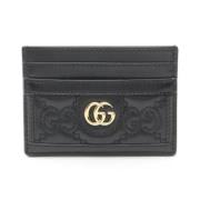 Pre-owned Leather wallets Gucci Vintage , Black , Dames