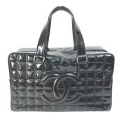 Pre-owned Leather chanel-bags Chanel Vintage , Black , Dames