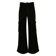 Cargo Palazzo Broek 7 For All Mankind , Black , Dames