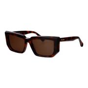 Stijlvolle zonnebril Mm0126/S Max Mara , Brown , Dames