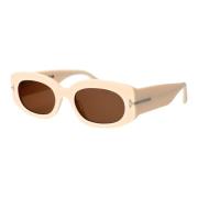 Stijlvolle zonnebril Ft1187/S Tom Ford , Beige , Dames