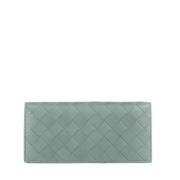 Pre-owned Leather wallets Bottega Veneta Vintage , Green , Dames