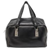 Pre-owned Leather chanel-bags Chanel Vintage , Black , Dames