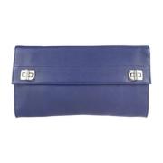 Pre-owned Leather prada-bags Prada Vintage , Blue , Dames