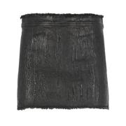 Cotton Miniskirt Rick Owens , Black , Dames