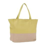 Pre-owned Leather totes Celine Vintage , Yellow , Dames