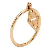 Pre-owned Rose Gold rings Hermès Vintage , Yellow , Dames