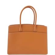 Pre-owned Canvas handbags Hermès Vintage , Orange , Dames