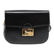 Pre-owned Leather celine-bags Celine Vintage , Black , Dames