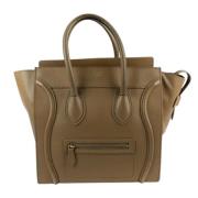 Pre-owned Leather handbags Celine Vintage , Brown , Dames