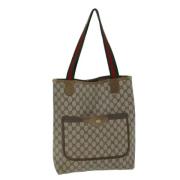 Pre-owned Leather gucci-bags Gucci Vintage , Beige , Dames