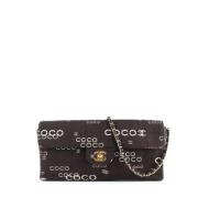 Pre-owned Cotton chanel-bags Chanel Vintage , Black , Dames