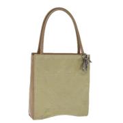 Pre-owned Leather dior-bags Dior Vintage , Beige , Dames