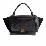 Pre-owned Leather celine-bags Celine Vintage , Black , Dames