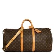 Pre-owned Fabric louis-vuitton-bags Louis Vuitton Vintage , Brown , Da...