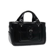 Pre-owned Leather handbags Celine Vintage , Black , Dames