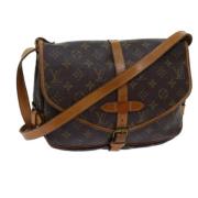 Pre-owned Canvas louis-vuitton-bags Louis Vuitton Vintage , Brown , Da...