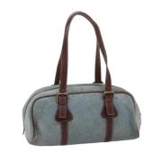 Pre-owned Canvas celine-bags Celine Vintage , Blue , Dames