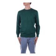 Groene Logo Front Sweater Saint Barth , Green , Heren