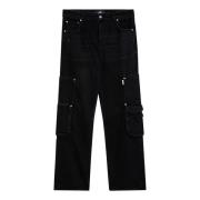 Regolare Jeans Represent , Black , Heren