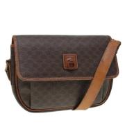 Pre-owned Canvas shoulder-bags Celine Vintage , Brown , Dames