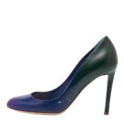 Pre-owned Leather heels Dior Vintage , Blue , Dames